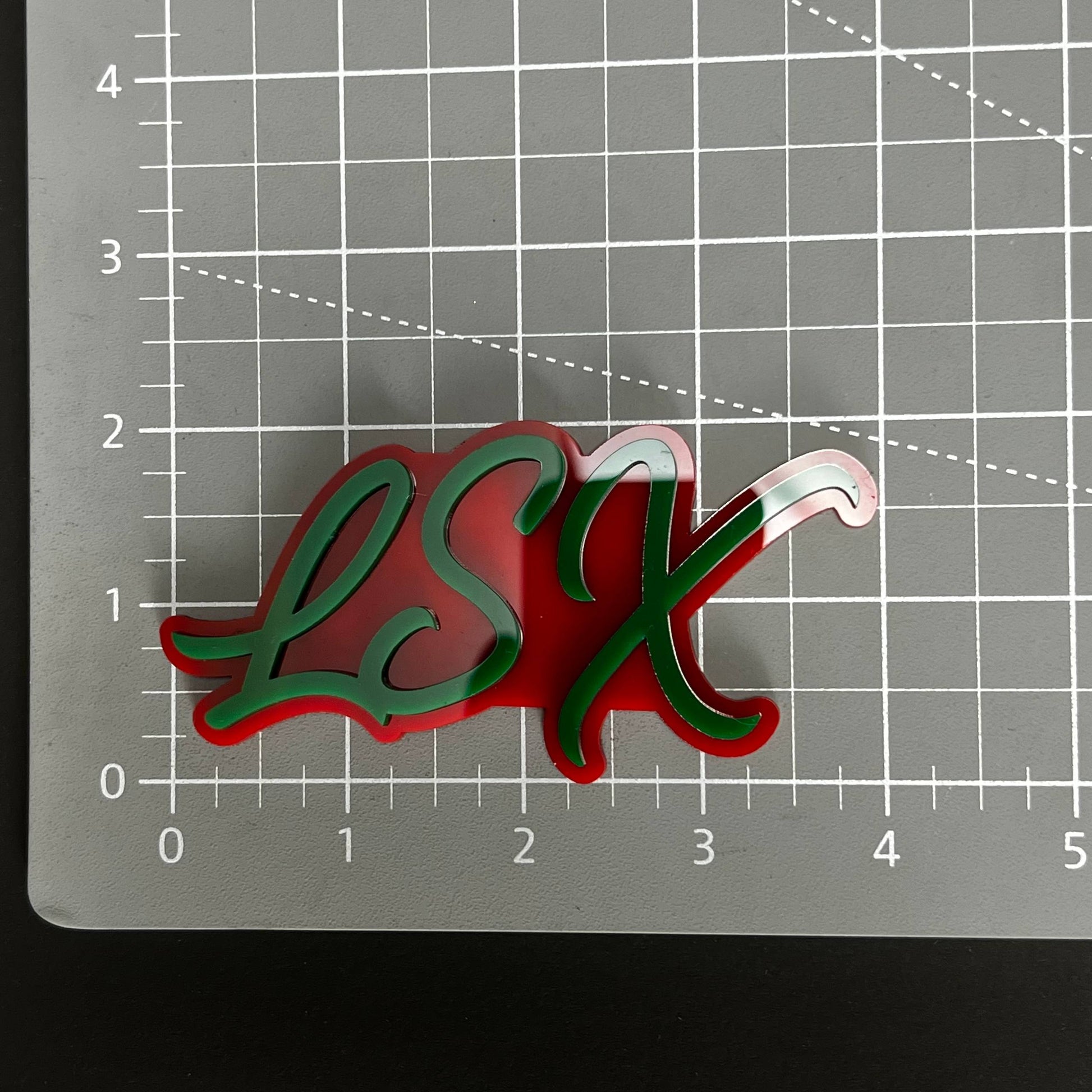 1PC LSX 3D Acrylic Badge - Car Truck Emblem Fender Tailgate Trunk Sticker
