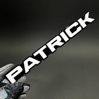 1PC PATRICK 3D Acrylic Badge - Car Truck Emblem Fender Tailgate Trunk Sticker