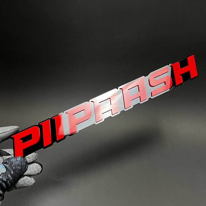 1PC PIIPHASH 3D Acrylic Badge - Car Truck Emblem Fender Tailgate Trunk Sticker