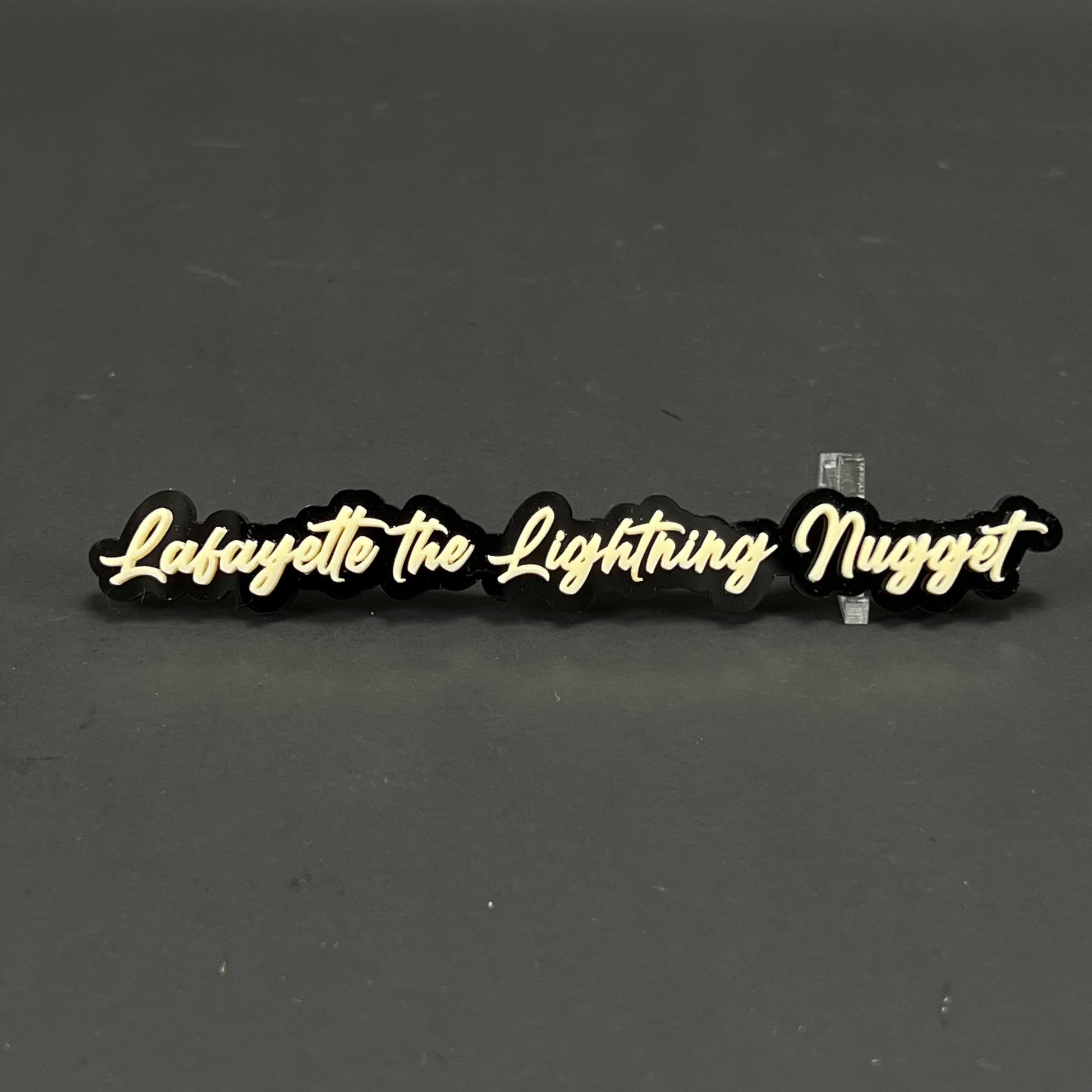 1PC Lafayette the Lightning Nugget 3D Acrylic Car Badge - Fender Emblem