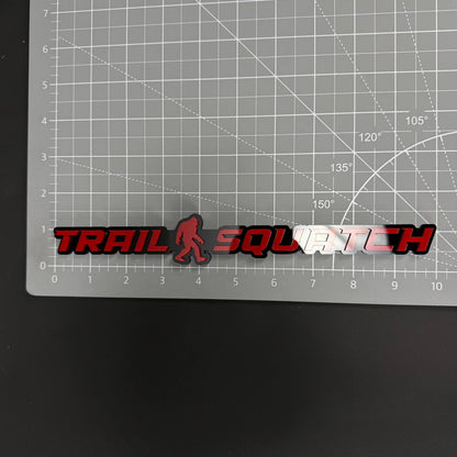 1PC TRAIL SQUATCH 3D Acrylic Badge - Car Truck Emblem Fender Sticker