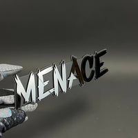 1PC MENACE 3D Acrylic Badge - Car Truck Emblem Fender Tailgate Trunk Sticker