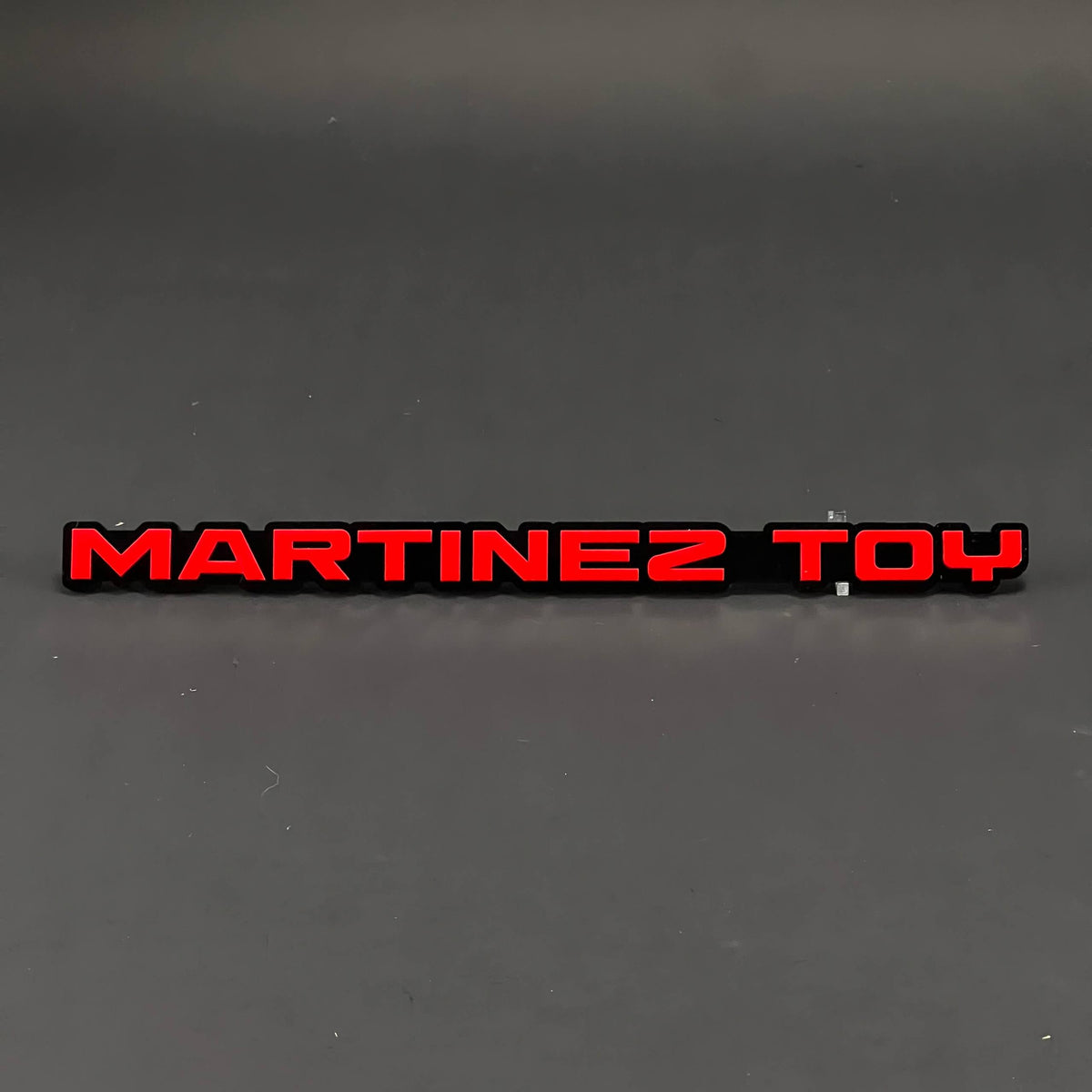 1PC MARTINEZ TOY 3D Acrylic Badge - Car Truck Emblem Fender Sticker