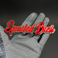 1PC Spoiled Bitch 3D Acrylic Badge - Car Truck Emblem Fender Sticker