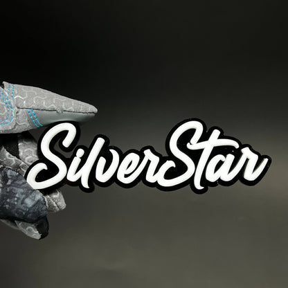 1PC SilverStar 3D Acrylic Badge - Car Truck Emblem Fender Tailgate Trunk Sticker