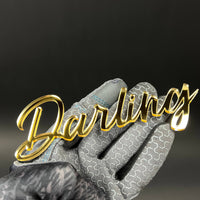 1PC Darling 3D Acrylic Badge - Car Truck Emblem Fender Tailgate Trunk Sticker