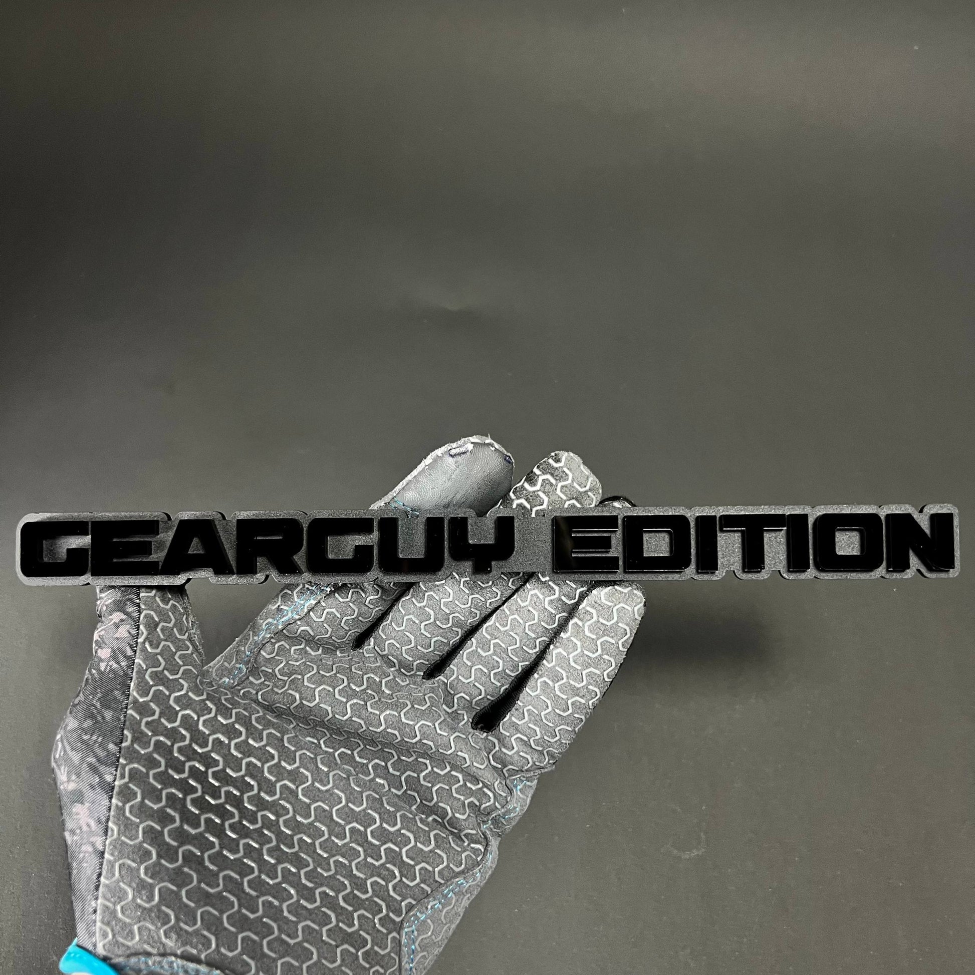 1PC GEARGUY EDITION 3D Acrylic Badge - Car Truck Emblem Fender Sticker