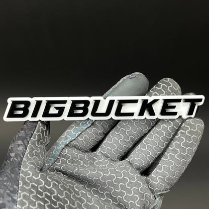 1PC BIGBUCKET 3D Acrylic Badge - Car Truck Emblem Fender Tailgate Trunk Sticker