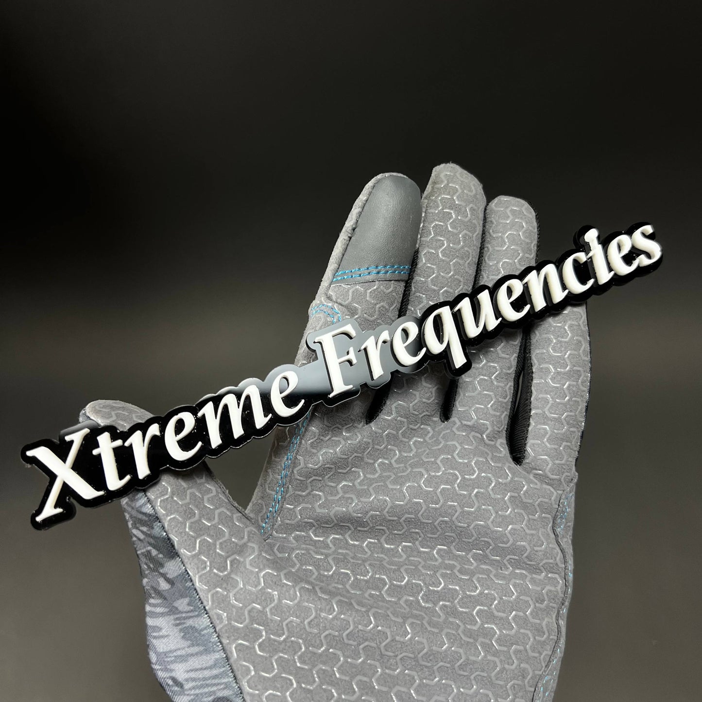 1PC Xtreme Frequencies 3D Acrylic Badge - Car Truck Emblem Fender Sticker