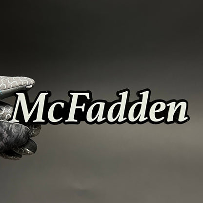 1PC McFadden 3D Acrylic Badge - Car Truck Emblem Fender Tailgate Trunk Sticker