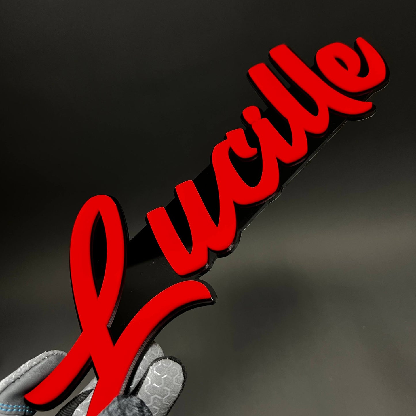 1PC Lucille 3D Acrylic Badge - Car Truck Emblem Fender Tailgate Trunk Sticker