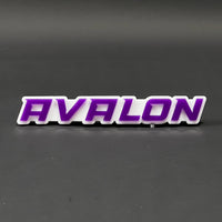 1PC AVALON 3D Acrylic Badge - Car Truck Emblem Fender Tailgate Trunk Sticker
