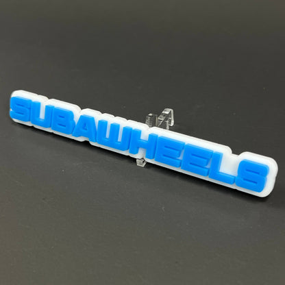 1PC SUBAWHEELS 3D Acrylic Badge - Car Truck Emblem Fender Tailgate Trunk Sticker