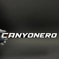 1PC CANYONERO 3D Acrylic Badge - Car Truck Emblem Fender Tailgate Trunk Sticker