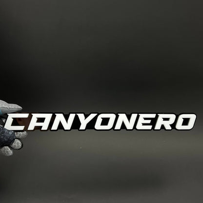 1PC CANYONERO 3D Acrylic Badge - Car Truck Emblem Fender Tailgate Trunk Sticker