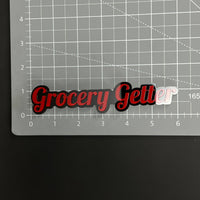 1PC Grocery Getter 3D Acrylic Badge - Car Truck Emblem Fender Sticker