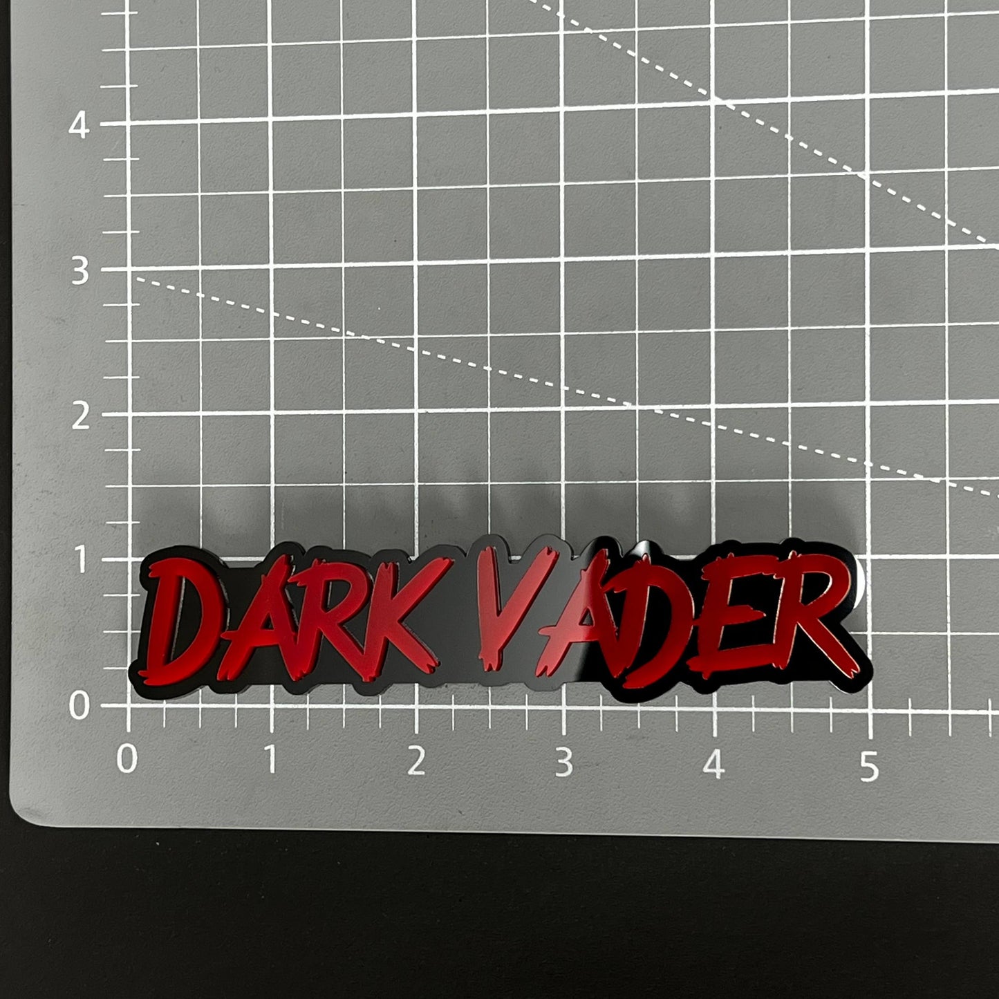 1PC DARK VADER 3D Acrylic Badge - Car Truck Emblem Fender Tailgate Trunk Sticker