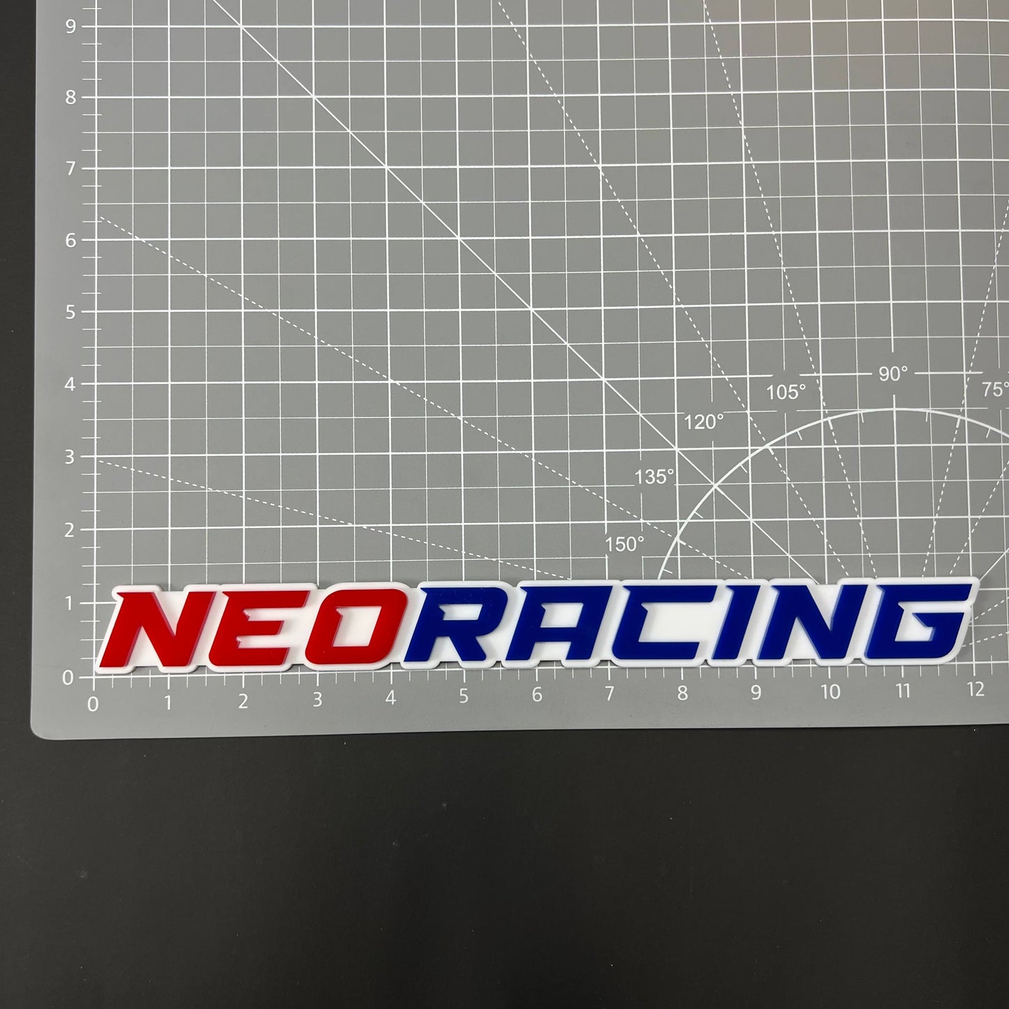 1PC NEORACING 3D Acrylic Badge - Car Truck Emblem Fender Tailgate Trunk Sticker