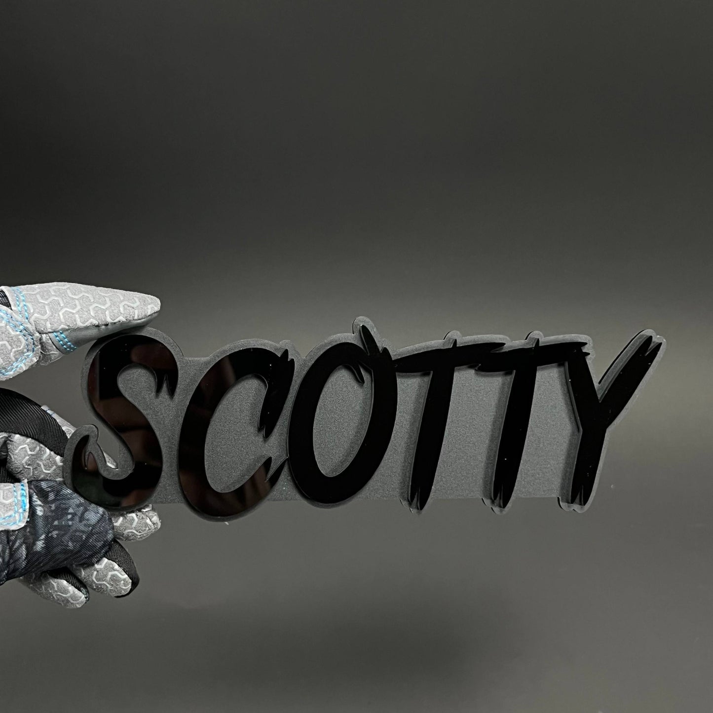 1PC SCOTTY 3D Acrylic Badge - Car Truck Emblem Fender Tailgate Trunk Sticker