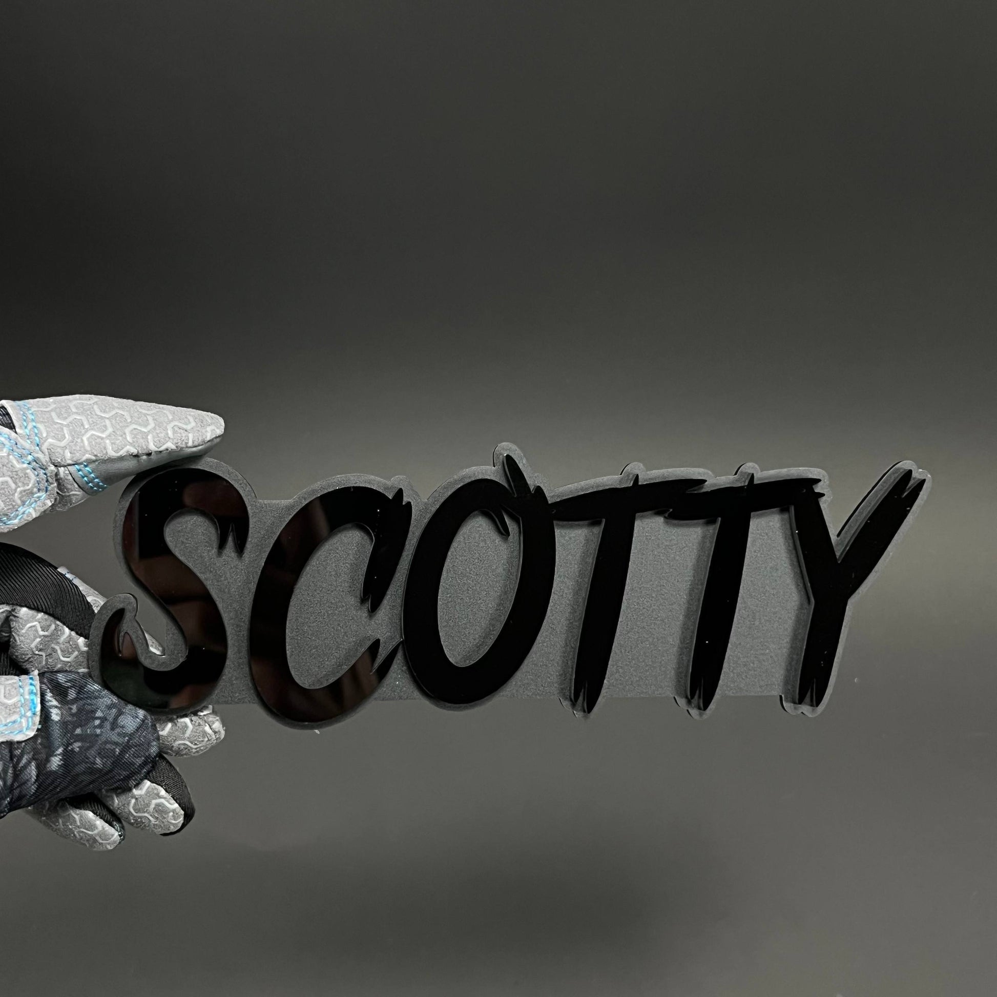 1PC SCOTTY 3D Acrylic Badge - Car Truck Emblem Fender Tailgate Trunk Sticker