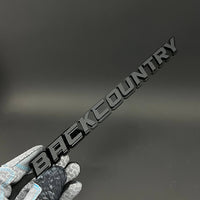 1PC BACKCOUNTRY 3D Acrylic Badge - Car Truck Emblem Fender Sticker