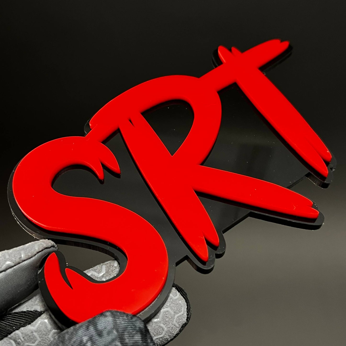 1PC SRT 3D Acrylic Badge - Car Truck Emblem Fender Tailgate Trunk Sticker