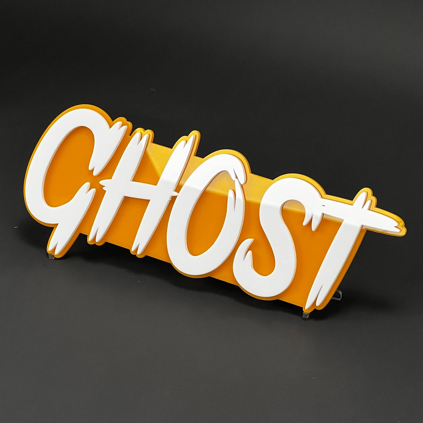 1PC GHOST 3D Acrylic Badge - Car Truck Emblem Fender Tailgate Trunk Sticker