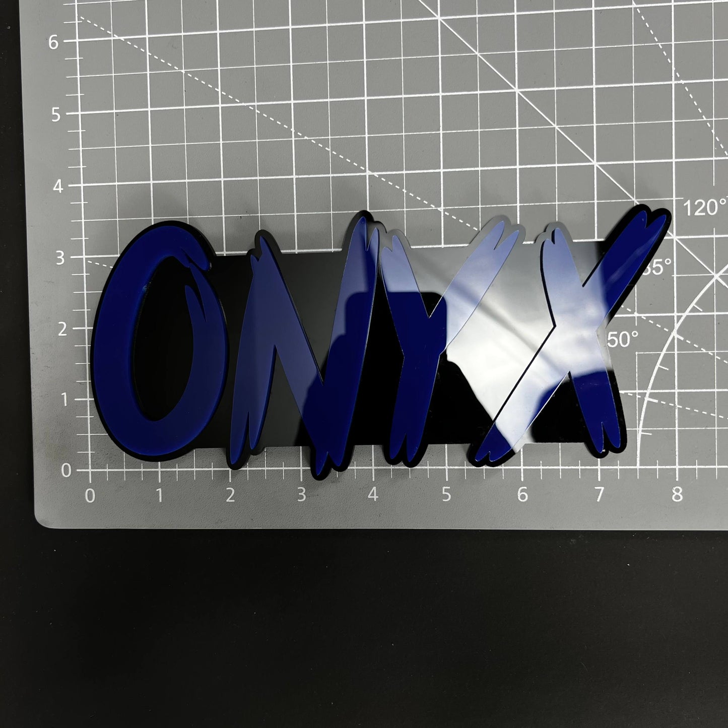 1PC ONYX 3D Acrylic Badge - Car Truck Emblem Fender Tailgate Trunk Sticker