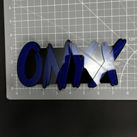 1PC ONYX 3D Acrylic Badge - Car Truck Emblem Fender Tailgate Trunk Sticker