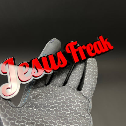 1PC Jesus Freak 3D Acrylic Badge - Car Truck Emblem Fender Sticker