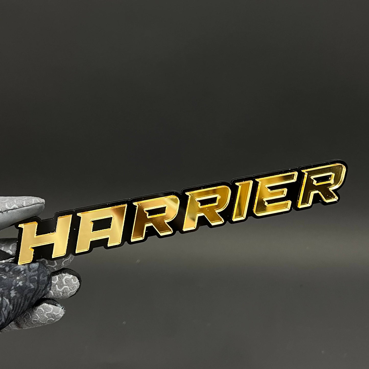 1PC HARRIER 3D Acrylic Badge - Car Truck Emblem Fender Tailgate Trunk Sticker