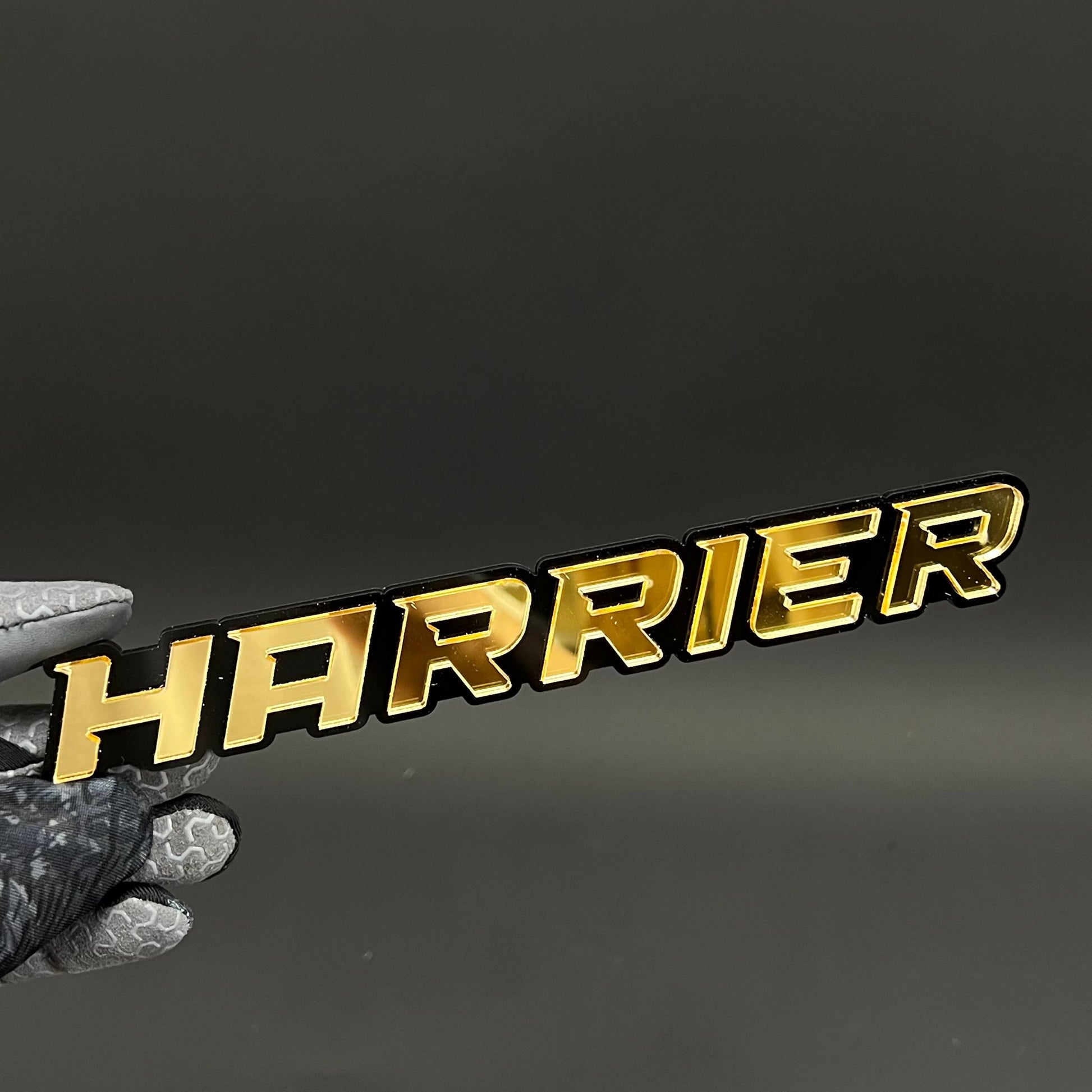 1PC HARRIER 3D Acrylic Badge - Car Truck Emblem Fender Tailgate Trunk Sticker