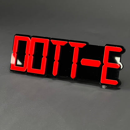1PC DOTT-E 3D Acrylic Badge - Car Truck Emblem Fender Tailgate Trunk Sticker