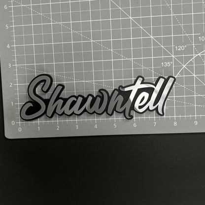 1PC Shawntell 3D Acrylic Badge - Car Truck Emblem Fender Tailgate Trunk Sticker