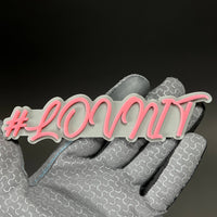 1PC #LOVNIT 3D Acrylic Badge - Car Truck Emblem Fender Tailgate Trunk Sticker