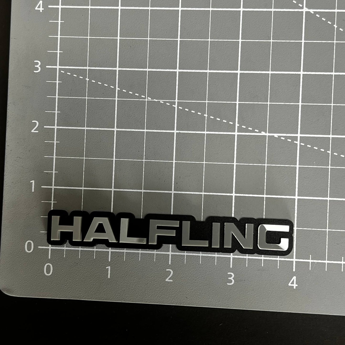 1PC HALFLING 3D Acrylic Badge - Car Truck Emblem Fender Tailgate Trunk Sticker