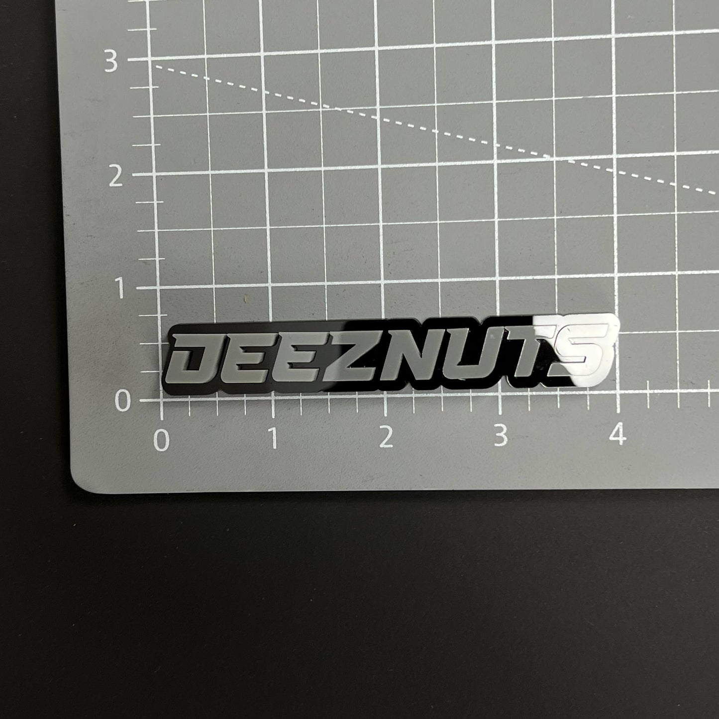 1PC DEEZNUTS 3D Acrylic Badge - Car Truck Emblem Fender Tailgate Trunk Sticker