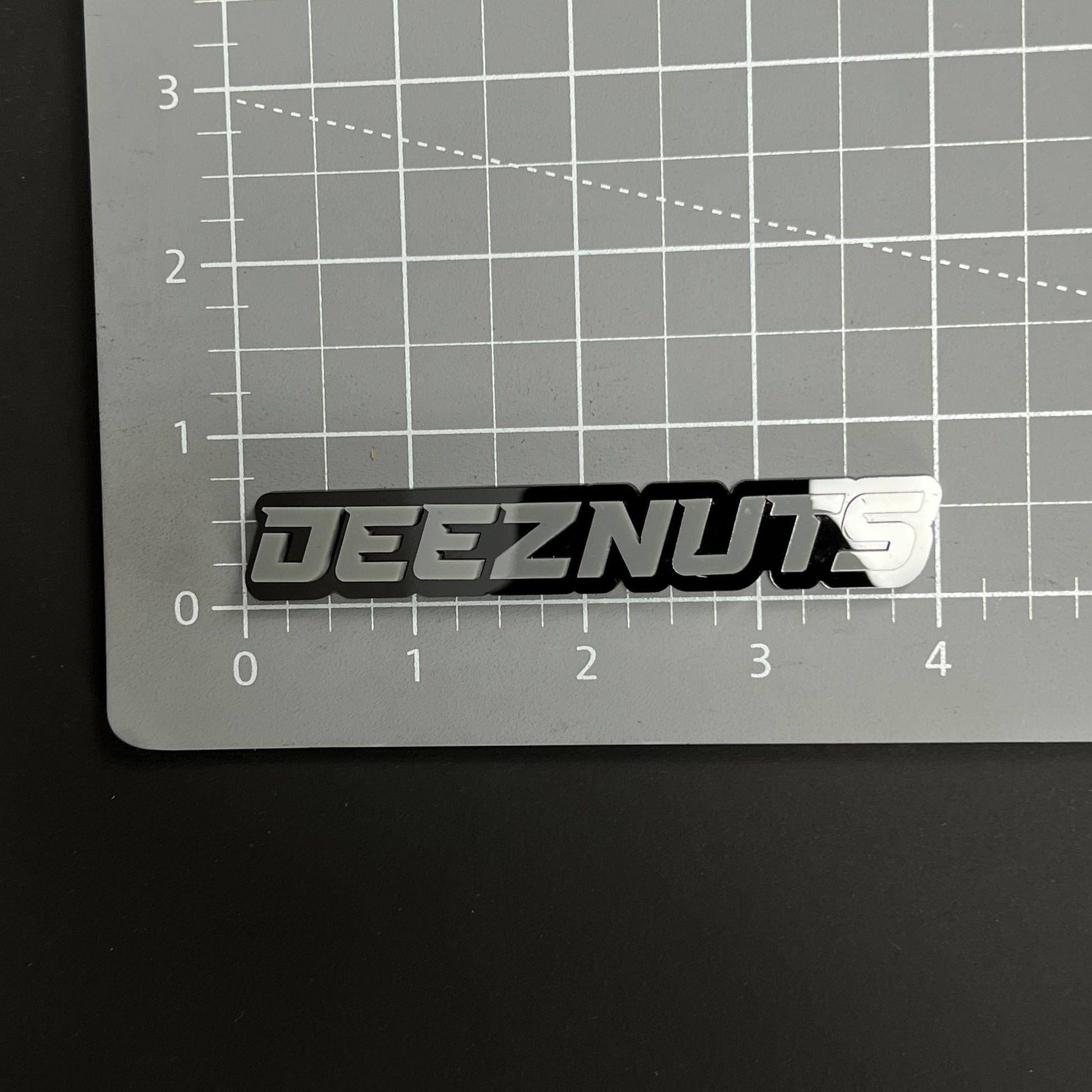 1PC DEEZNUTS 3D Acrylic Badge - Car Truck Emblem Fender Tailgate Trunk Sticker