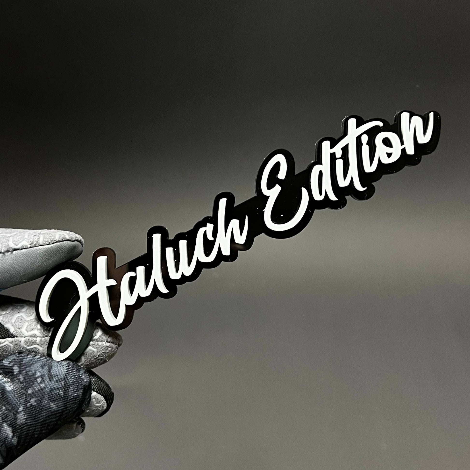 1PC Haluch Edition 3D Acrylic Badge - Car Truck Emblem Fender Sticker