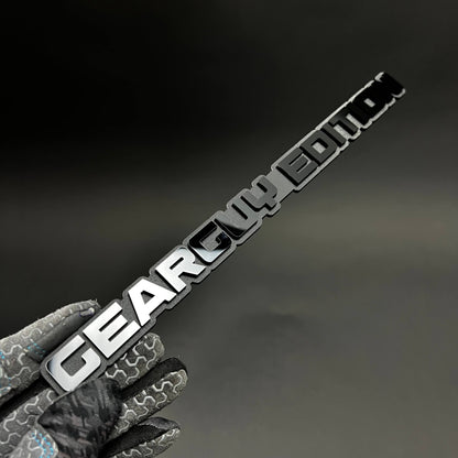 1PC GEARGUY EDITION 3D Acrylic Badge - Car Truck Emblem Fender Sticker