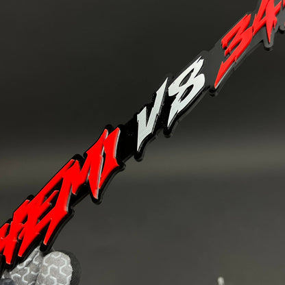 1PC HEMI V8 345 3D Acrylic Badge - Car Truck Emblem Fender Sticker