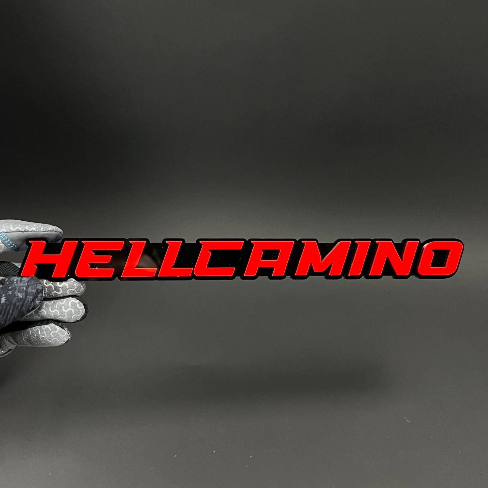 1PC HELLCAMINO 3D Acrylic Badge - Car Truck Emblem Fender Tailgate Trunk Sticker