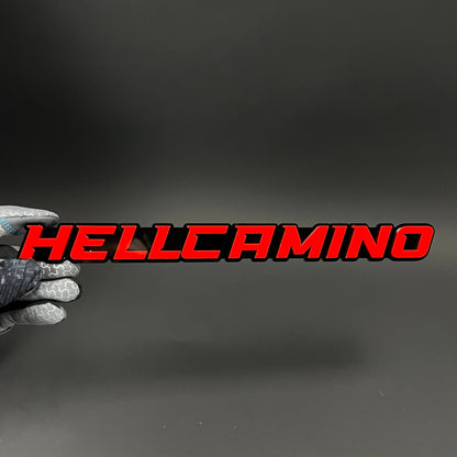 1PC HELLCAMINO 3D Acrylic Badge - Car Truck Emblem Fender Tailgate Trunk Sticker