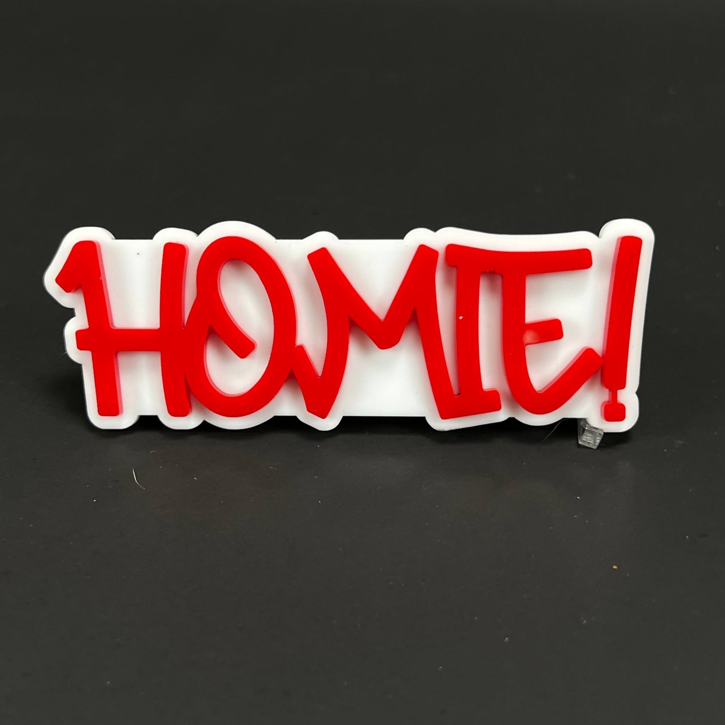 1PC HOMIE! 3D Acrylic Badge - Car Truck Emblem Fender Tailgate Trunk Sticker