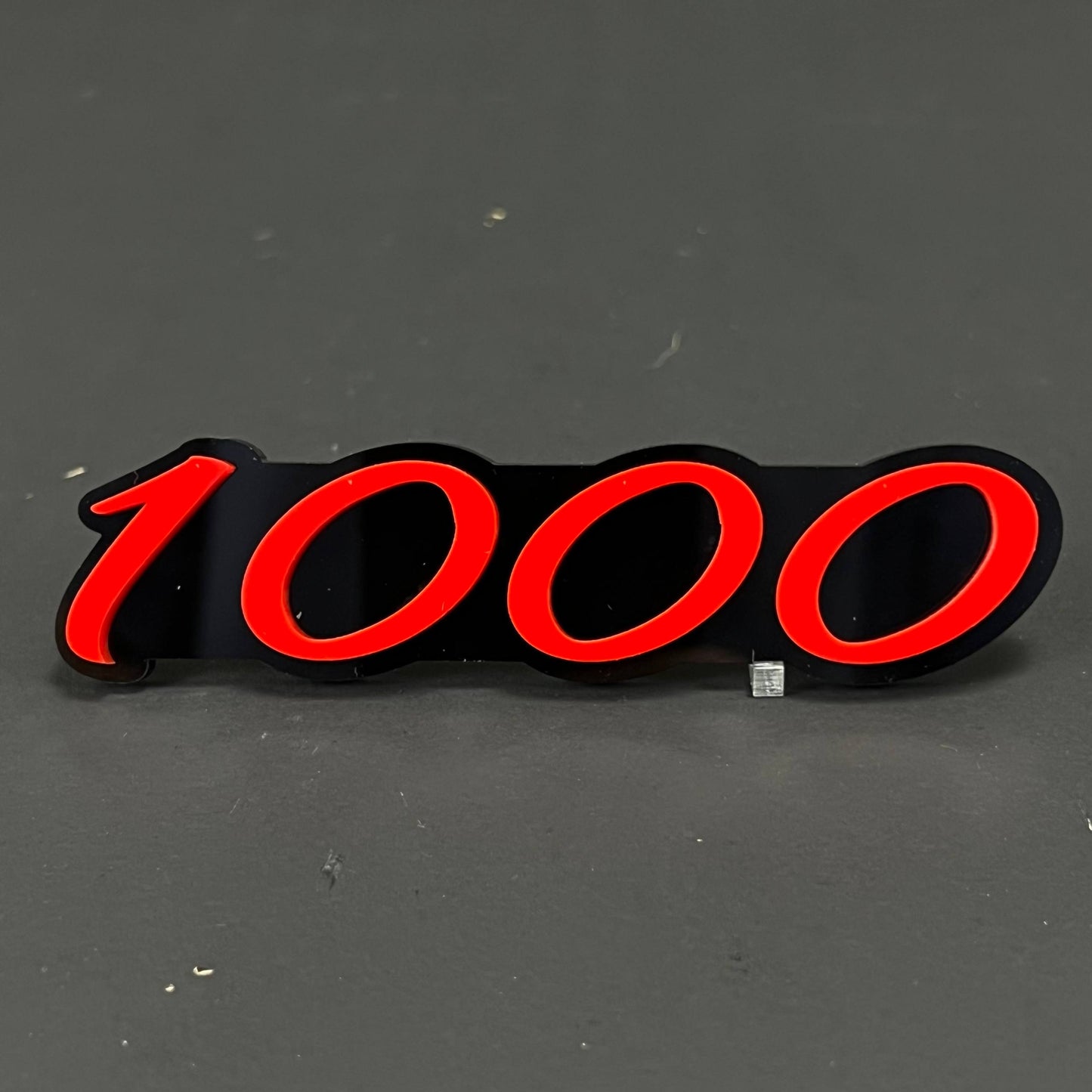 1PC 1000 3D Acrylic Badge - Car Truck Emblem Fender Tailgate Trunk Sticker