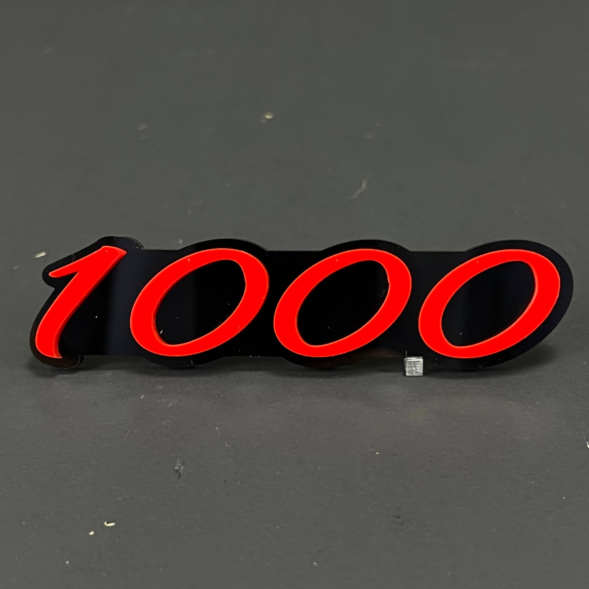 1PC 1000 3D Acrylic Badge - Car Truck Emblem Fender Tailgate Trunk Sticker