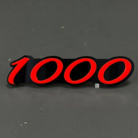 1PC 1000 3D Acrylic Badge - Car Truck Emblem Fender Tailgate Trunk Sticker