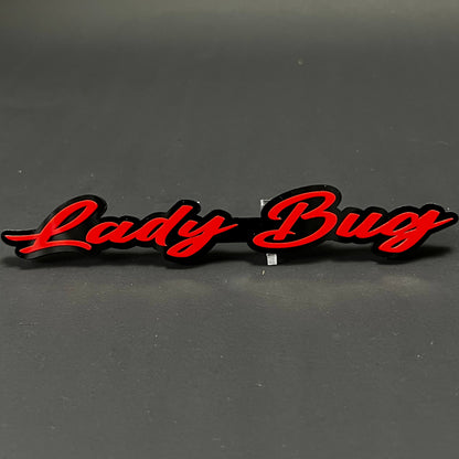 1PC Lady Bug 3D Acrylic Badge - Car Truck Emblem Fender Tailgate Trunk Sticker