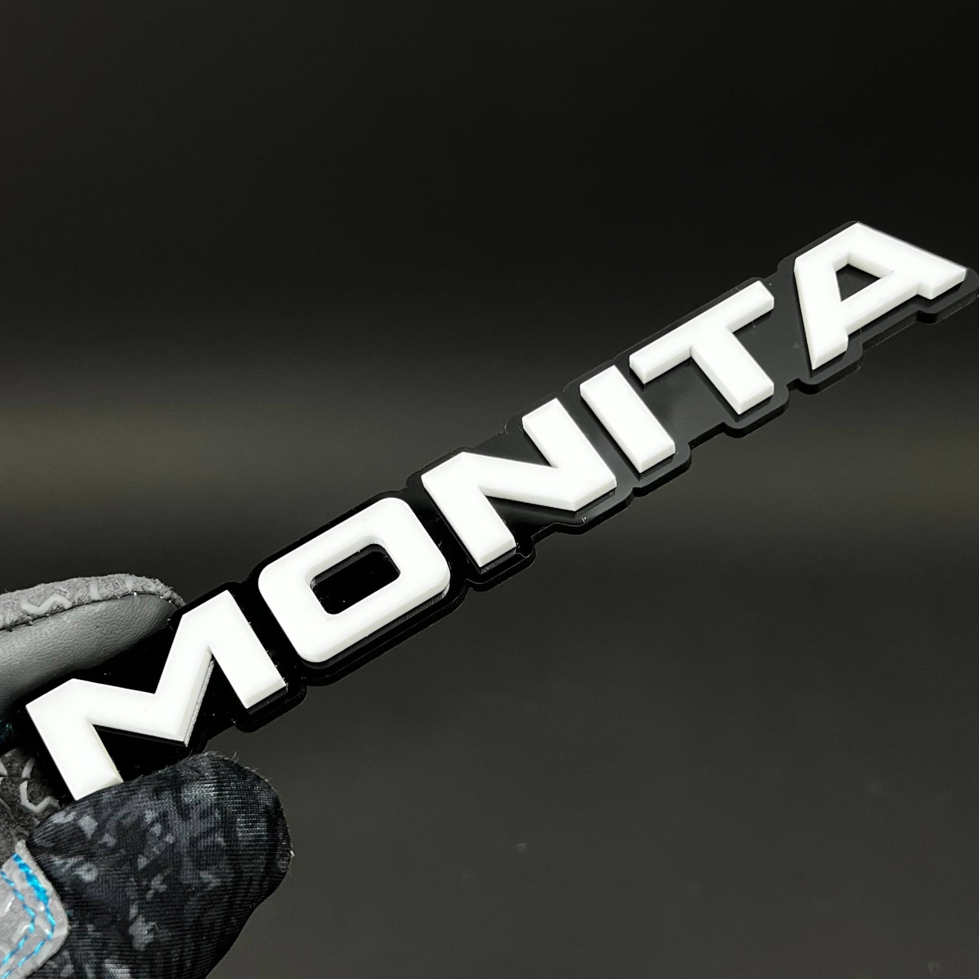 1PC MONITA 3D Acrylic Badge - Car Truck Emblem Fender Tailgate Trunk Sticker
