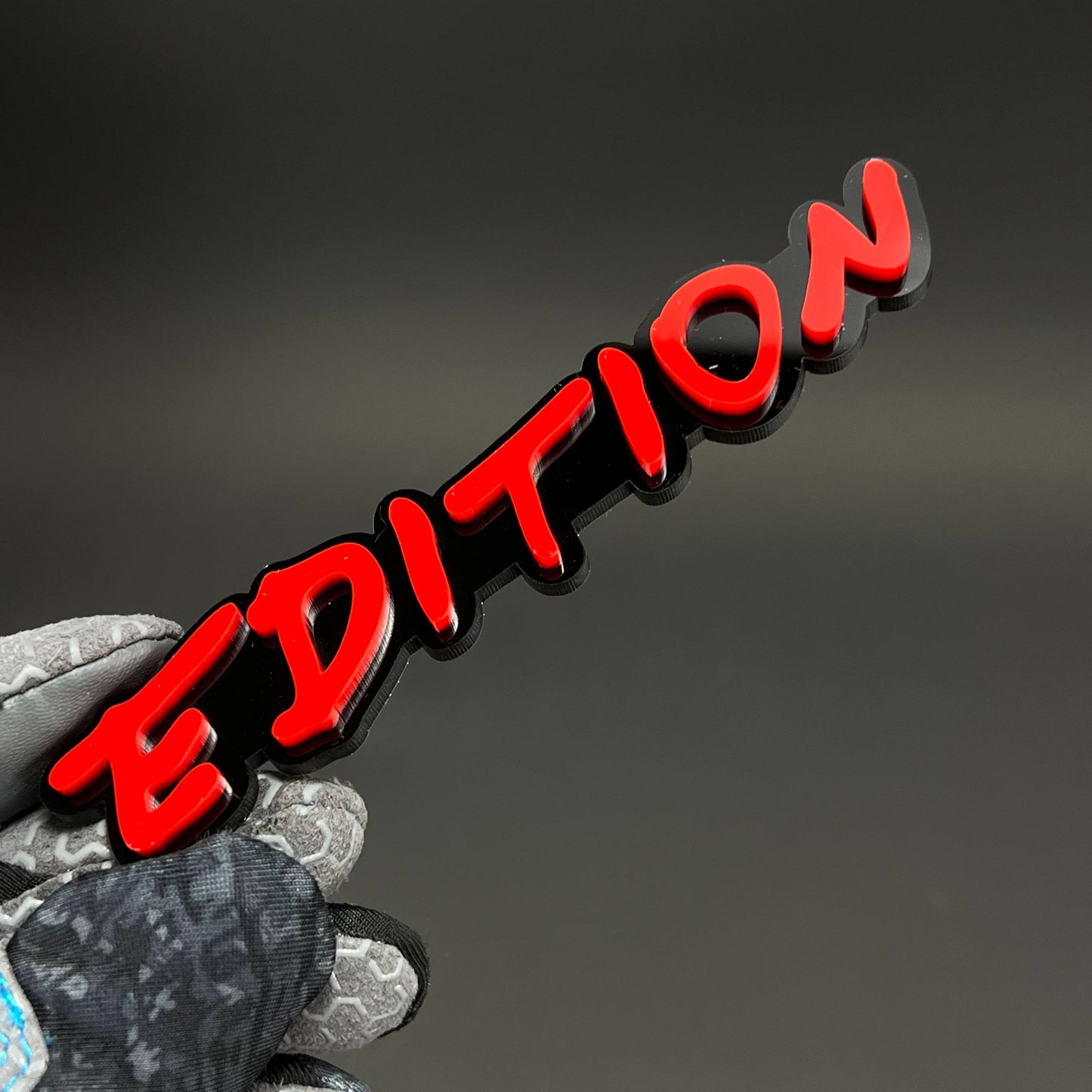 1PC EDITION 3D Acrylic Badge - Car Truck Emblem Fender Tailgate Trunk Sticker